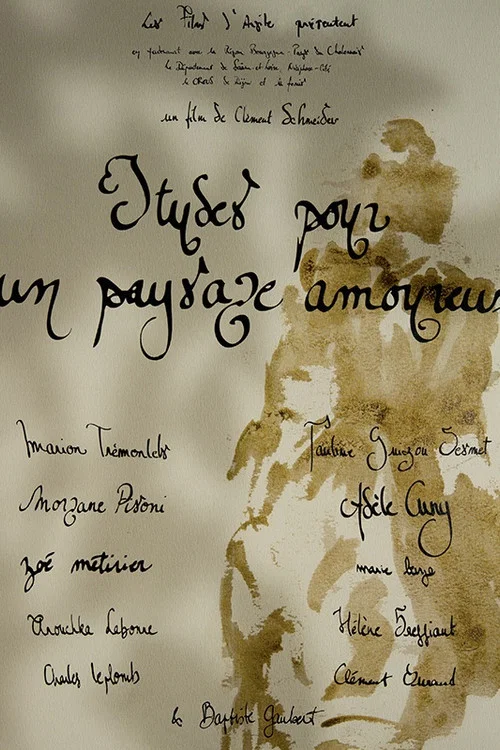 Etudes pour un paysage amoureux постер