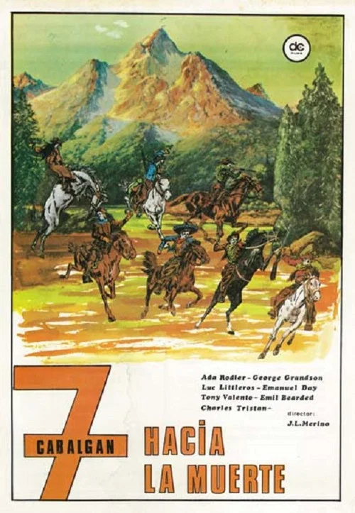 7 cabalgan hacia la muerte постер