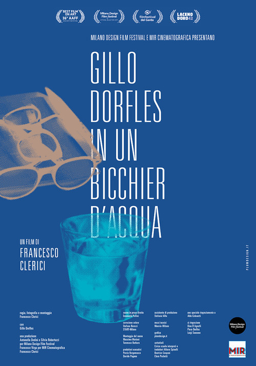 Gillo Dorfles. In un bicchiere d'acqua постер