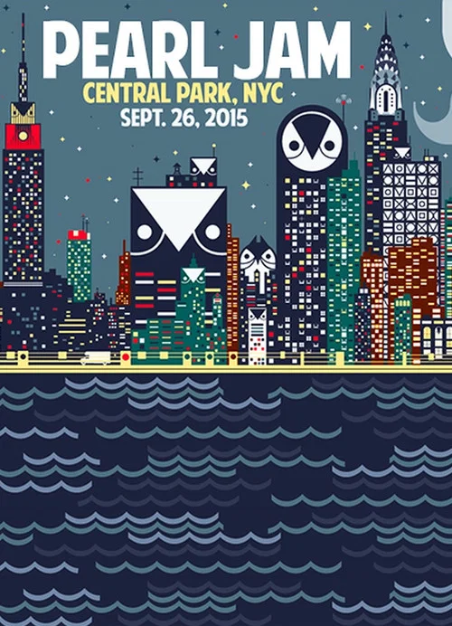 Pearl Jam: Global Citizens Festival - New York 2015 постер
