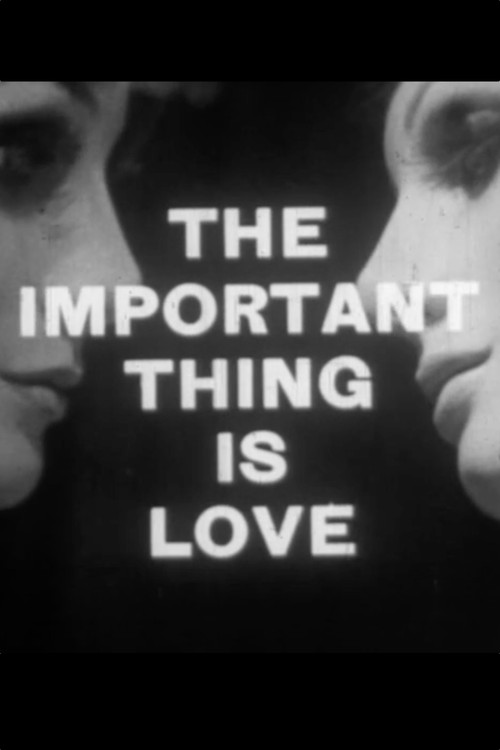 Important Thing is Love (1971) постер