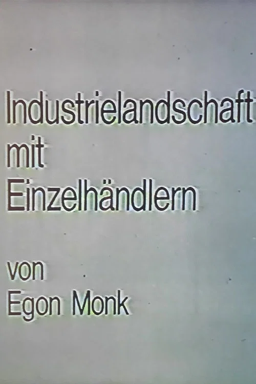 Industrielandschaft mit Einzelhändlern постер