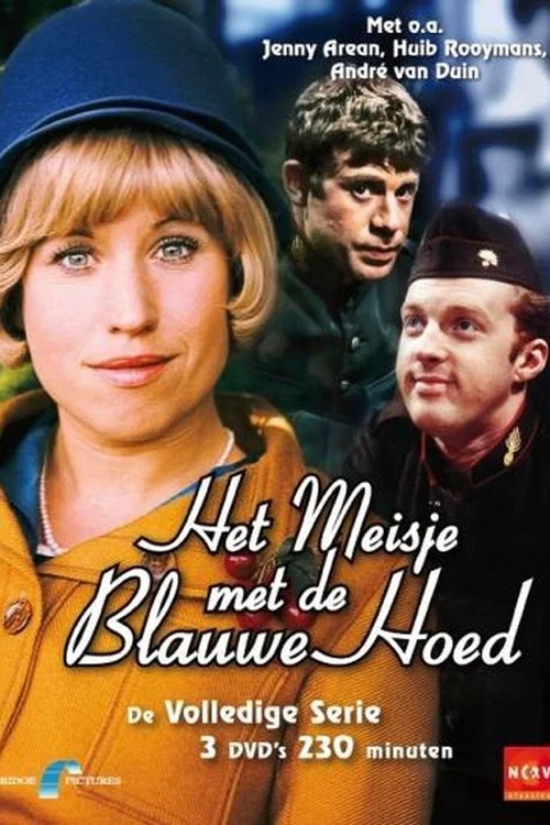 Het meisje met de blauwe hoed постер