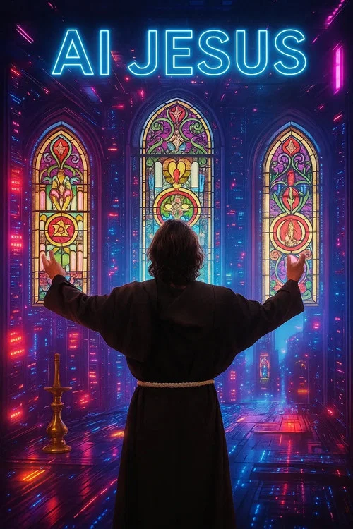 AI Jesus постер