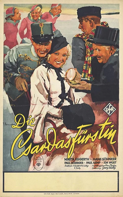 Die Czardasfürstin постер