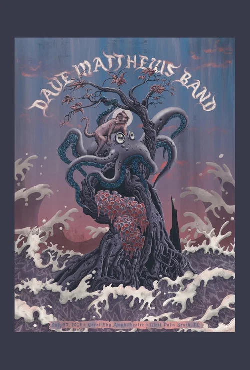 Dave Matthews Band: Coral Sky Amphitheatre - West Palm Beach, FL - 7/27/19 постер