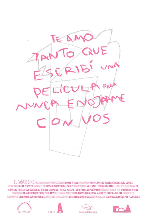 Te amo tanto que escribí una película para nunca enojarme con vos постер