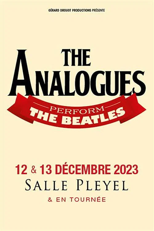 The Analogues "Hommage aux Beatles" Salle Pleyel, Paris постер