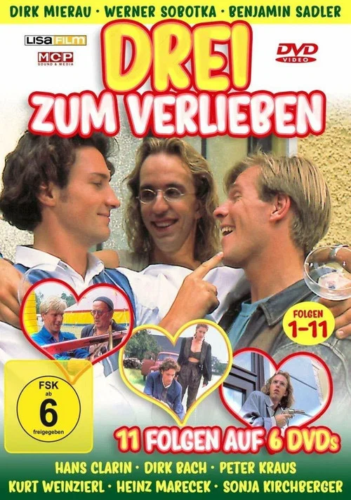 Drei zum Verlieben постер