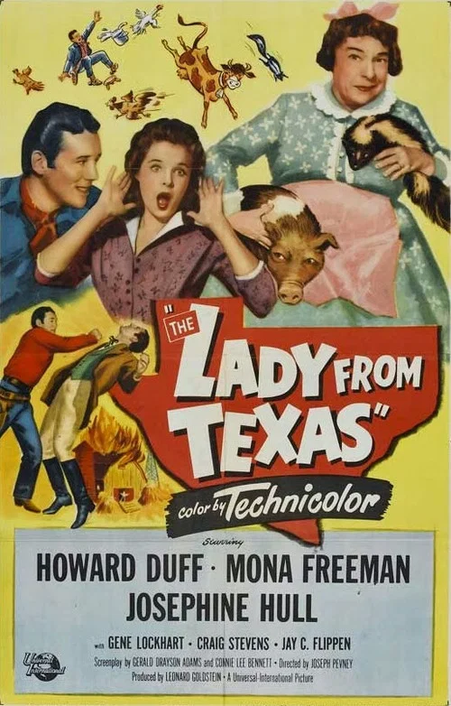 The Lady from Texas постер