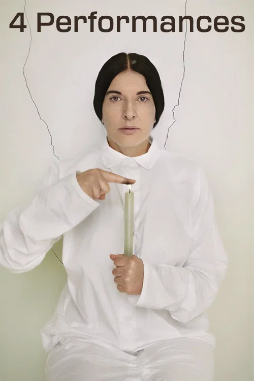 Четыре перформанса Марины Абрамович (1975–1976) постер