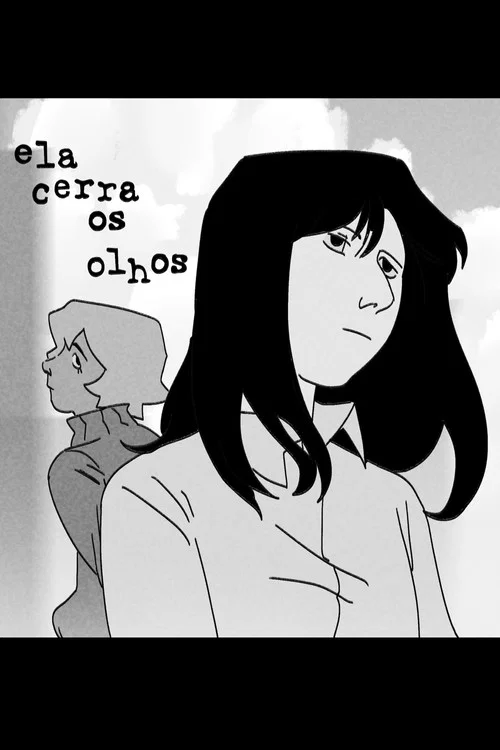 ela cerra os olhos постер