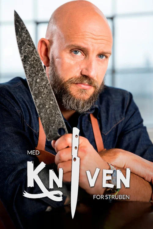 Med kniven for struben постер
