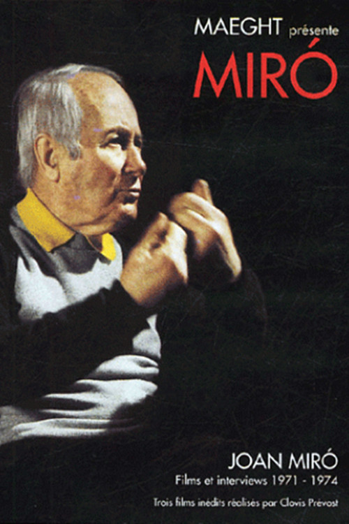 Miró. Litographie d'une affiche постер