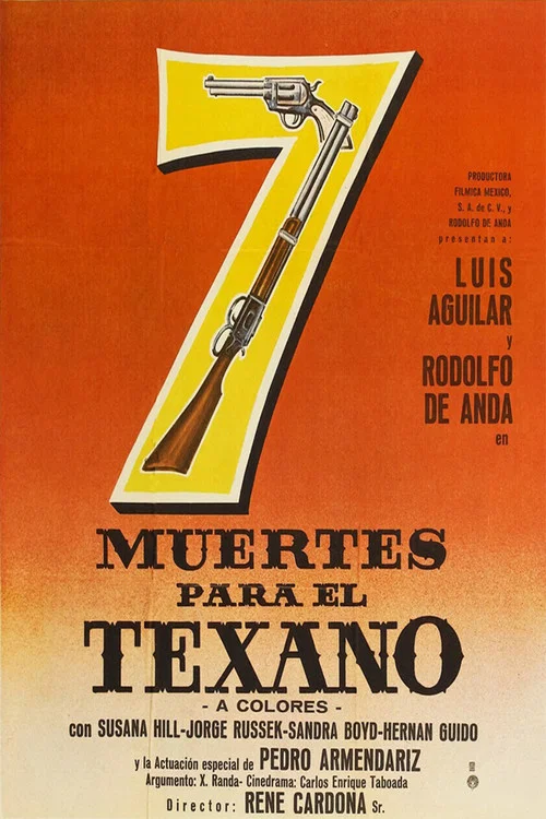 Siete muertes para el texano постер