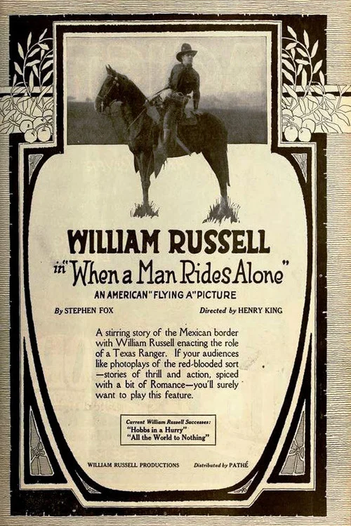 When a Man Rides Alone постер