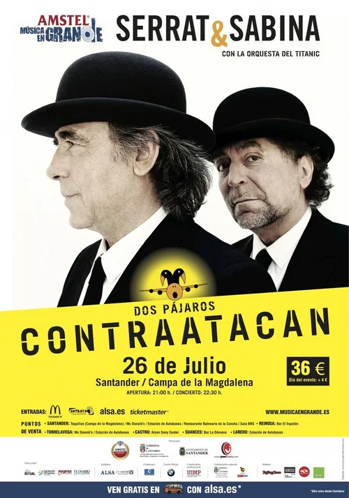 Serrat & Sabina: dos pájaros contraatacan постер
