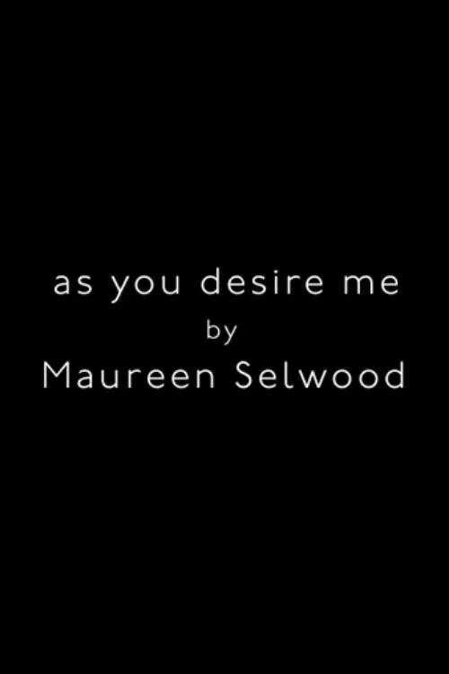 As You Desire Me постер