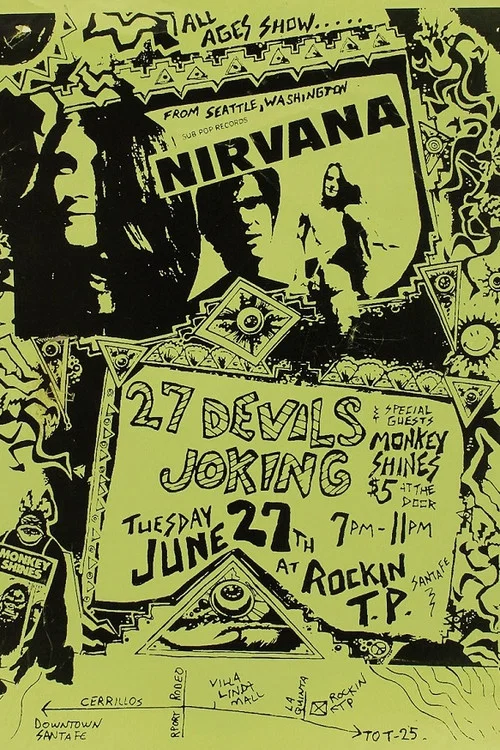 Nirvana: Rockin’ T.P., Santa Fe 1989 постер