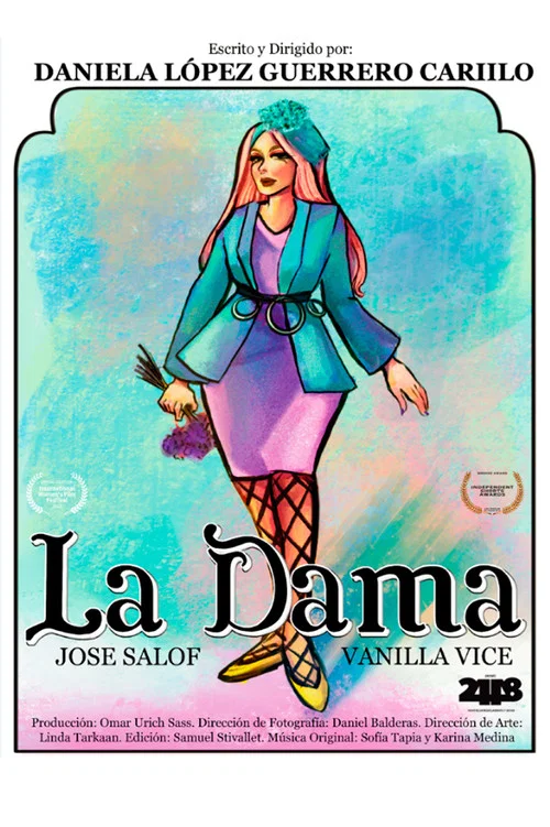 La dama постер