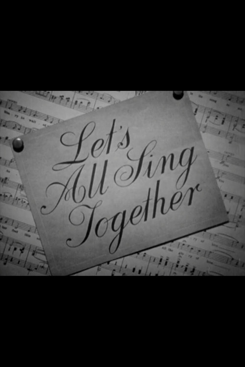 Let's All Sing Together No. 1 постер