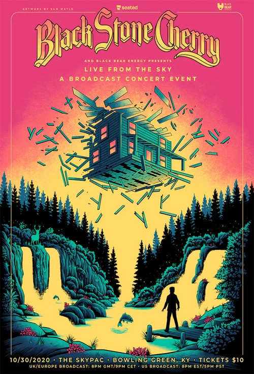 Black Stone Cherry - Live from the Sky постер