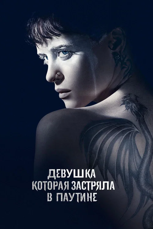 Девушка, которая застряла в паутине постер