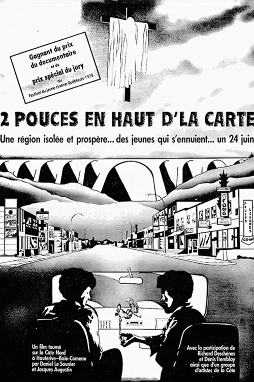 2 pouces en haut d'la carte постер