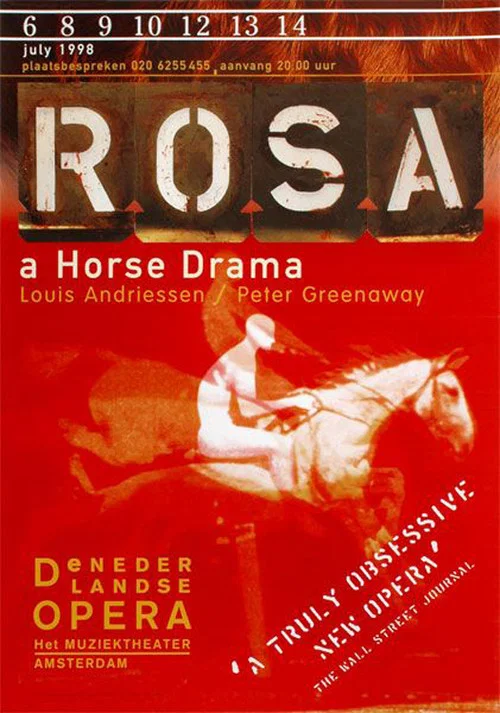 The Death of a Composer: Rosa, a Horse Drama постер