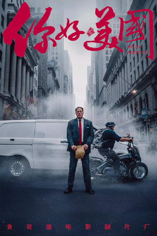 你好美国 постер