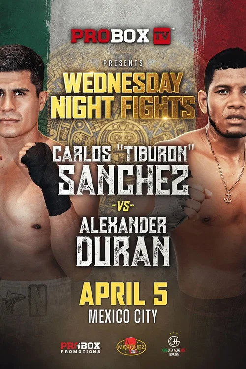 Carlos Sanchez vs. Alexander Duran постер