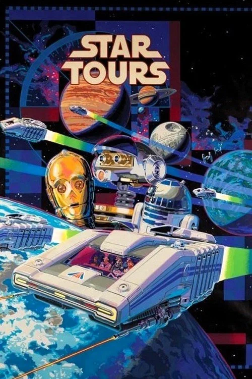 George Lucas' Star Tours постер