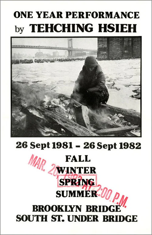 Tehching Hsieh: One Year Performance, Outdoor Piece 1981 - 1982 постер