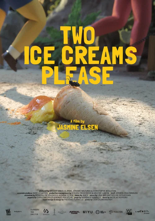 two ice creams please постер