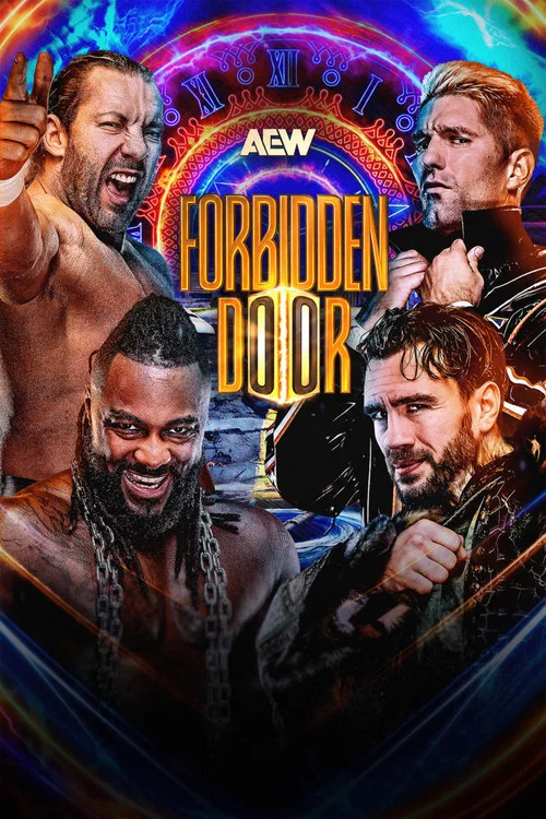 AEW x NJPW x CMLL x Stardom Present Forbidden Door 2026 постер