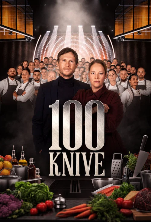 100 knive постер
