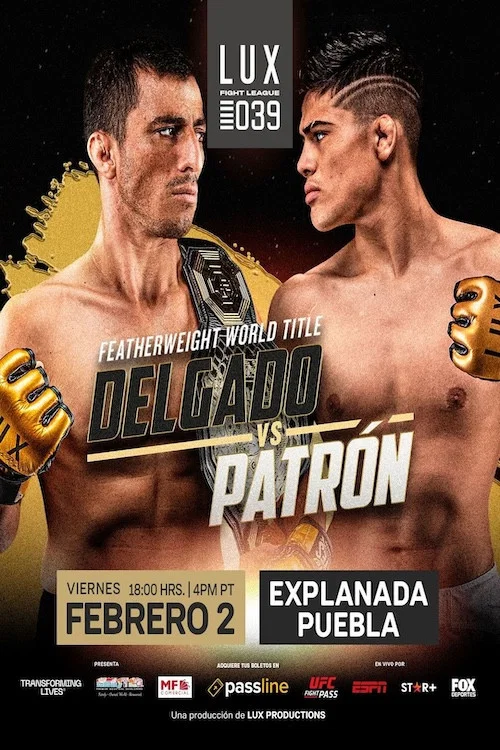 LUX Fight League 039 постер