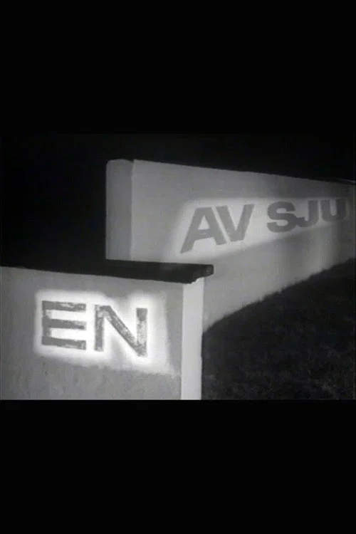 En av sju постер