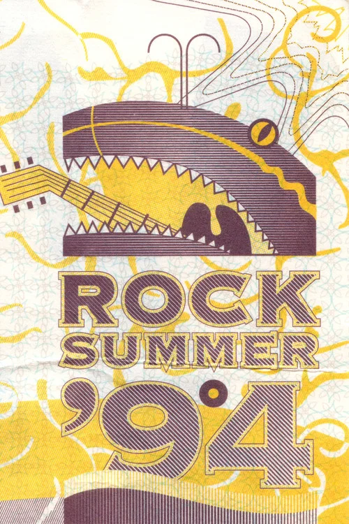 Fish - Concert at Rock Summer festival 1994 Tallinn, Estonia постер