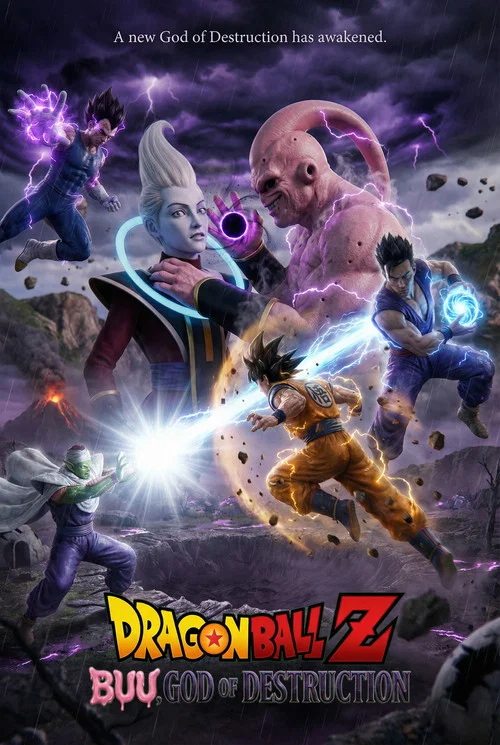 DRAGON BALL Z: BUU, GOD OF DESTRUCTION постер