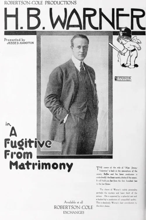 A Fugitive from Matrimony постер