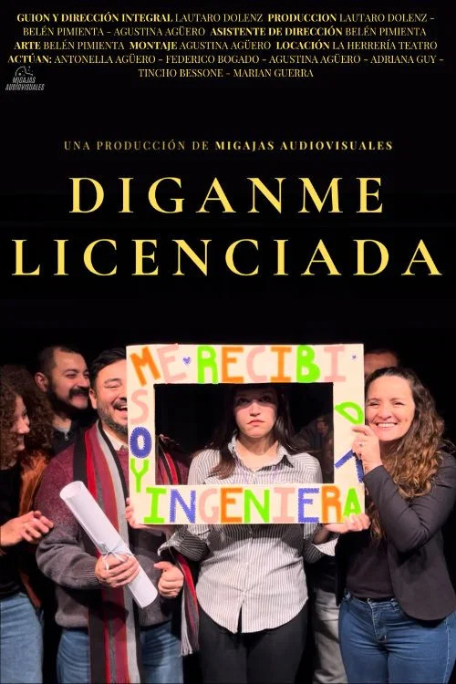 Díganme licenciada постер