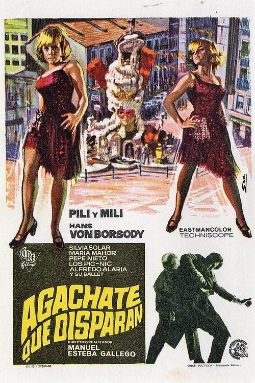 Agáchate, que disparan постер