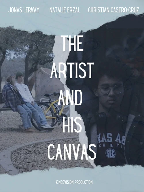 The Artist and His Canvas постер