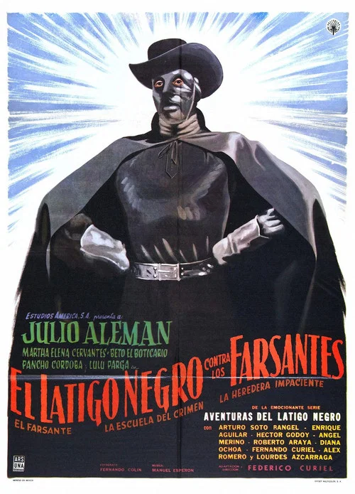 El látigo negro contra los farsantes постер