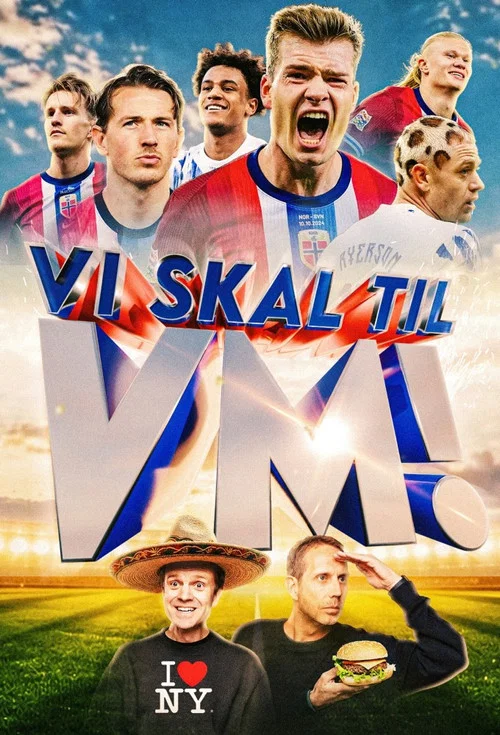 Vi skal til VM постер