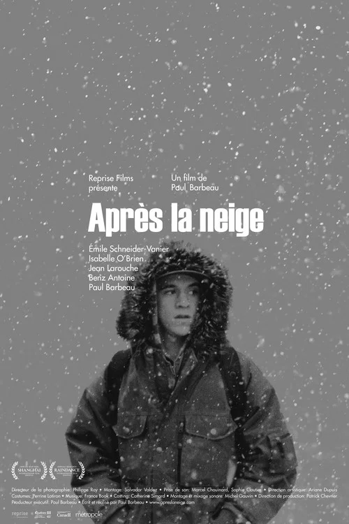 Après la neige постер