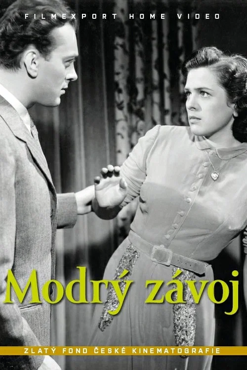 Modrý závoj постер