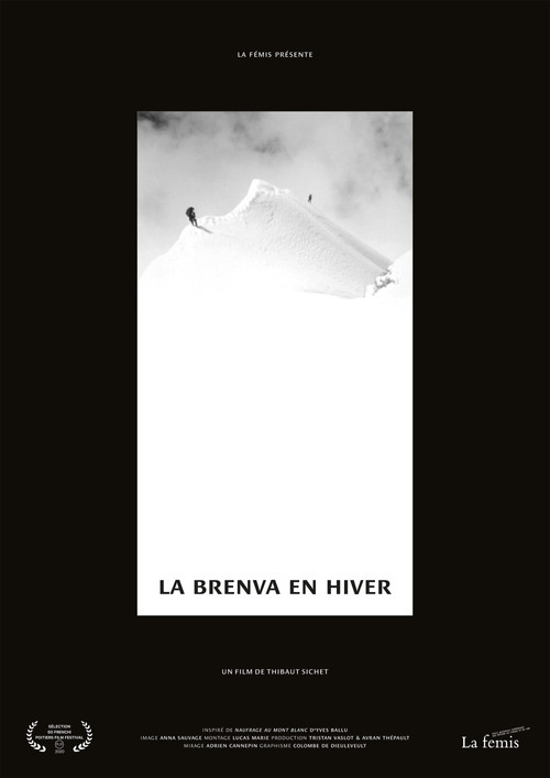 La Brenva en hiver постер