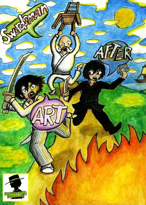 Swordsman After Art постер